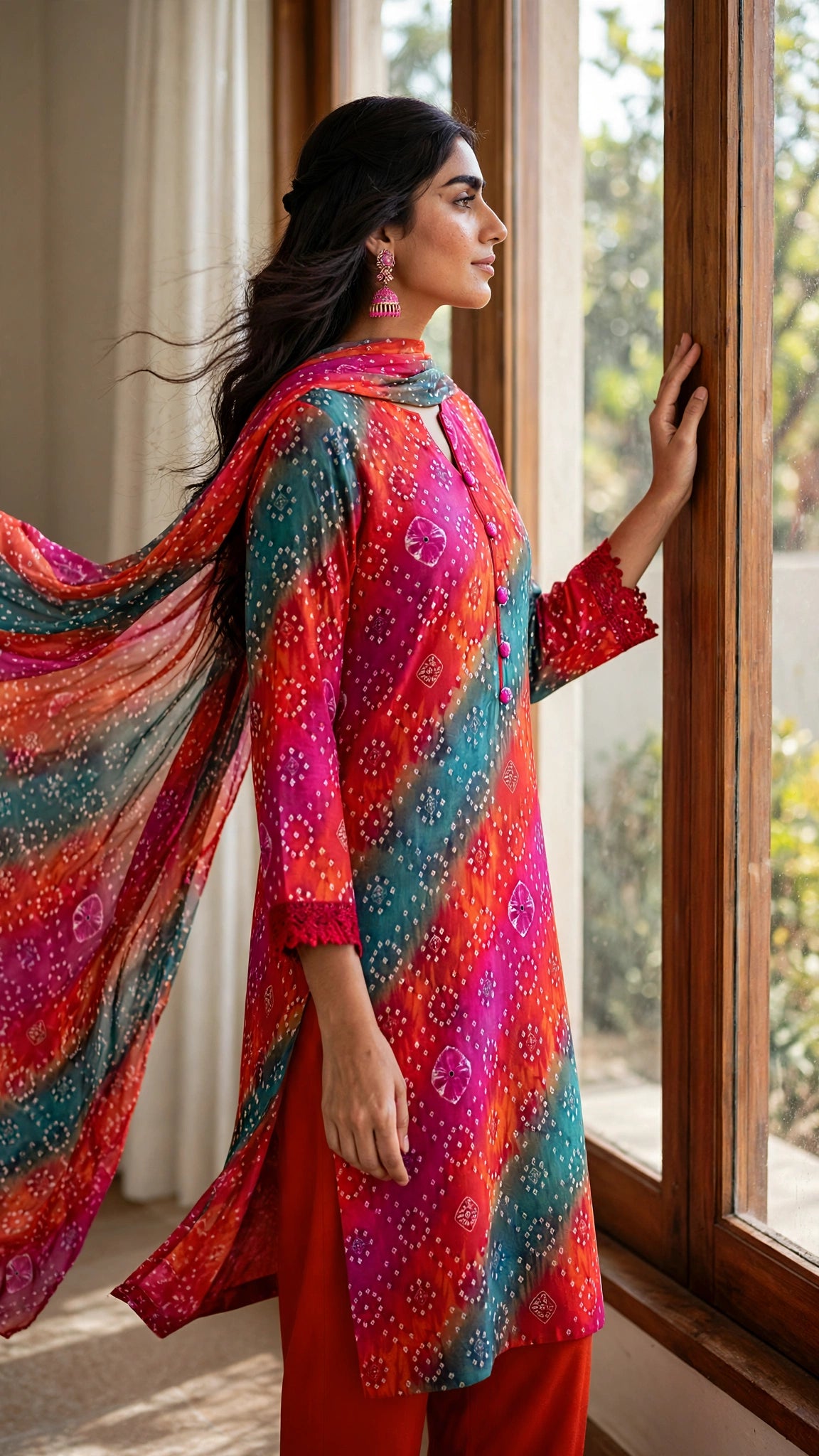 Bareeze printed lawn 3piece stitched suit