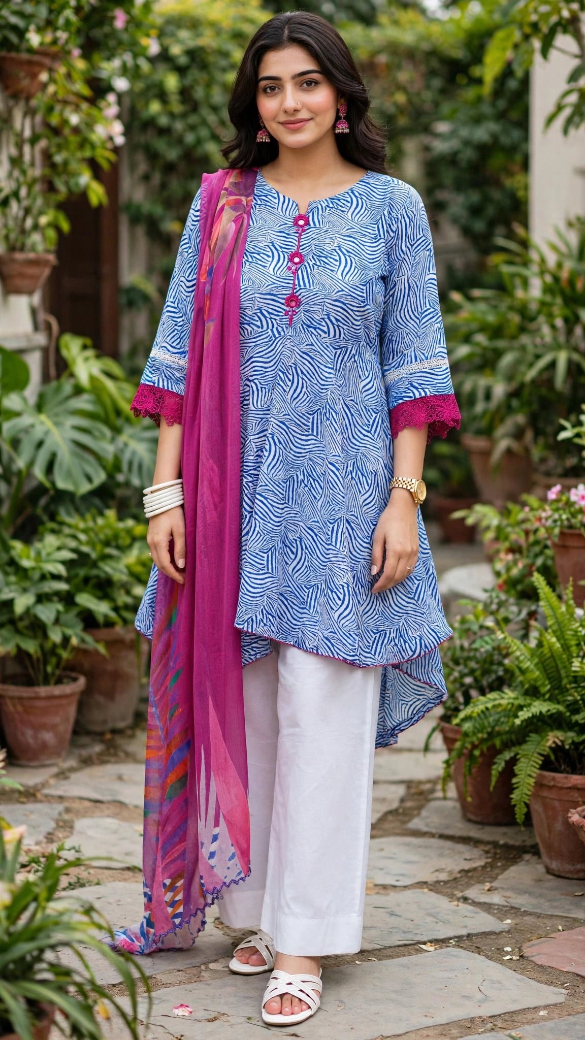 Nishat 3 piece printed lawn suit