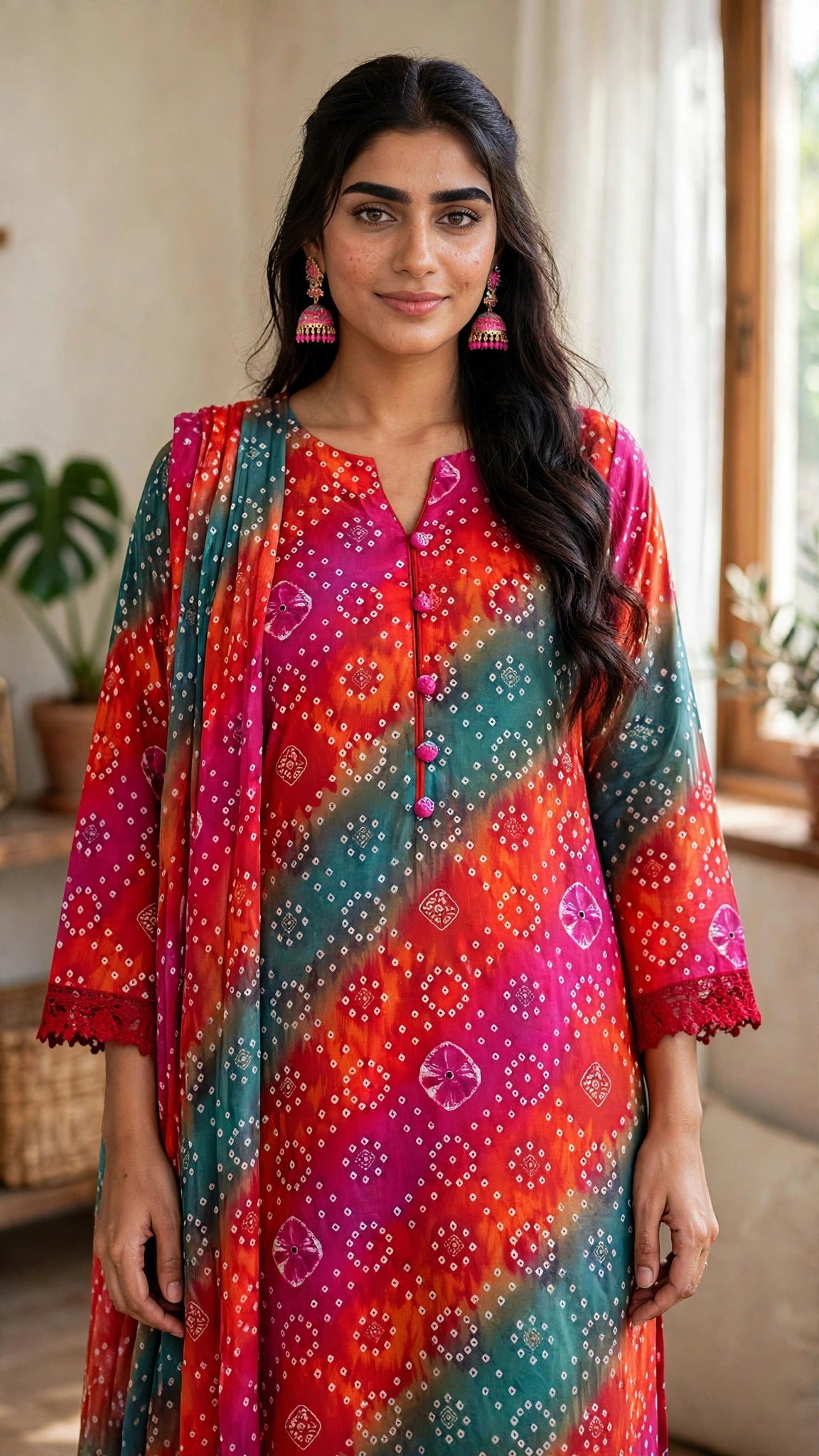 Bareeze printed lawn 3piece stitched suit