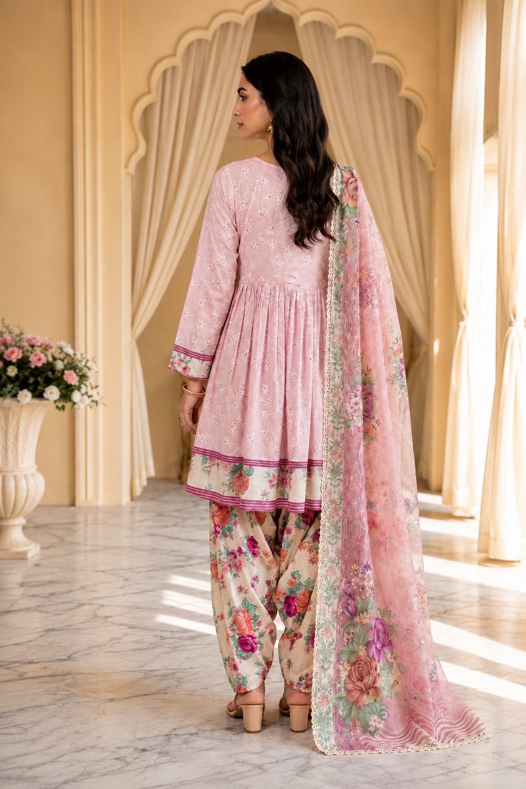 Nishat printed lawn 3pc