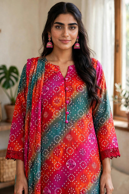 Bareeze printed lawn stitched 3pc