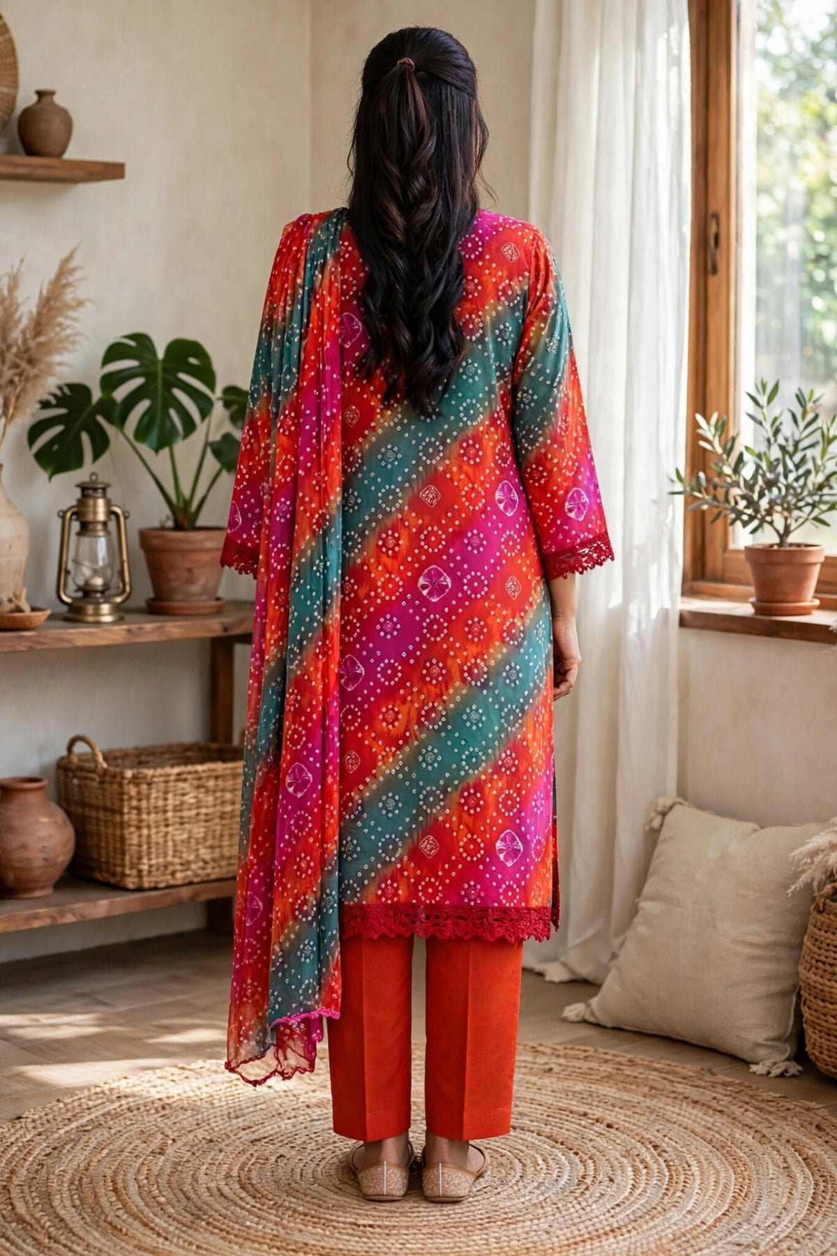 Bareeze printed lawn stitched 3pc