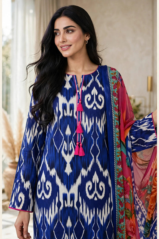 Nishat printed lawn 3pc