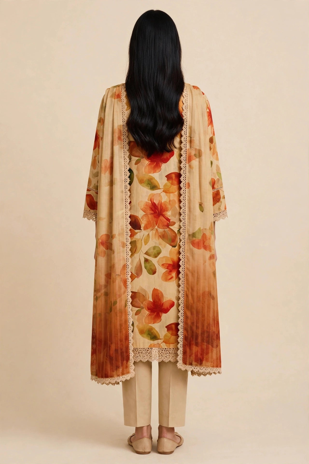 Printed Lawn suit 3pc