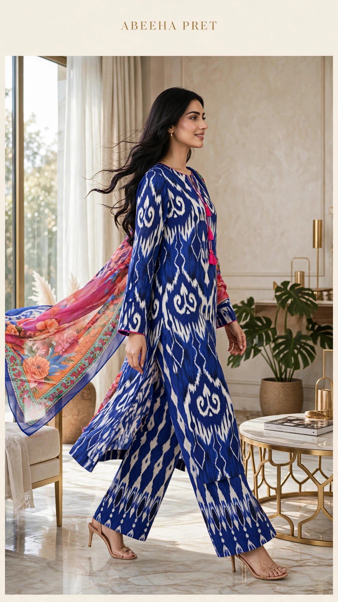 Nishat printed lawn 3pc